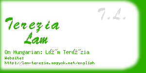 terezia lam business card